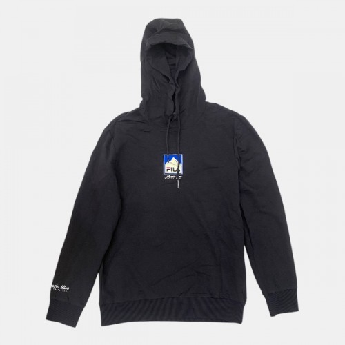 FILA Heritage Μαύρο Φούτερ με Κουκούλα / Pre Owned